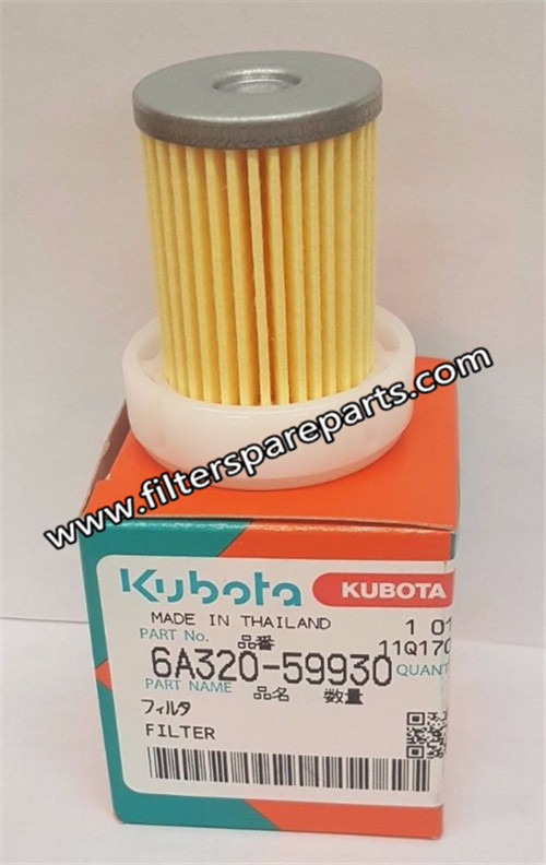 6A320-59930 Kubota Fuel Filter for sale